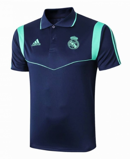 maillot Polo Real Madrid shirt 2019-2020 Bleu